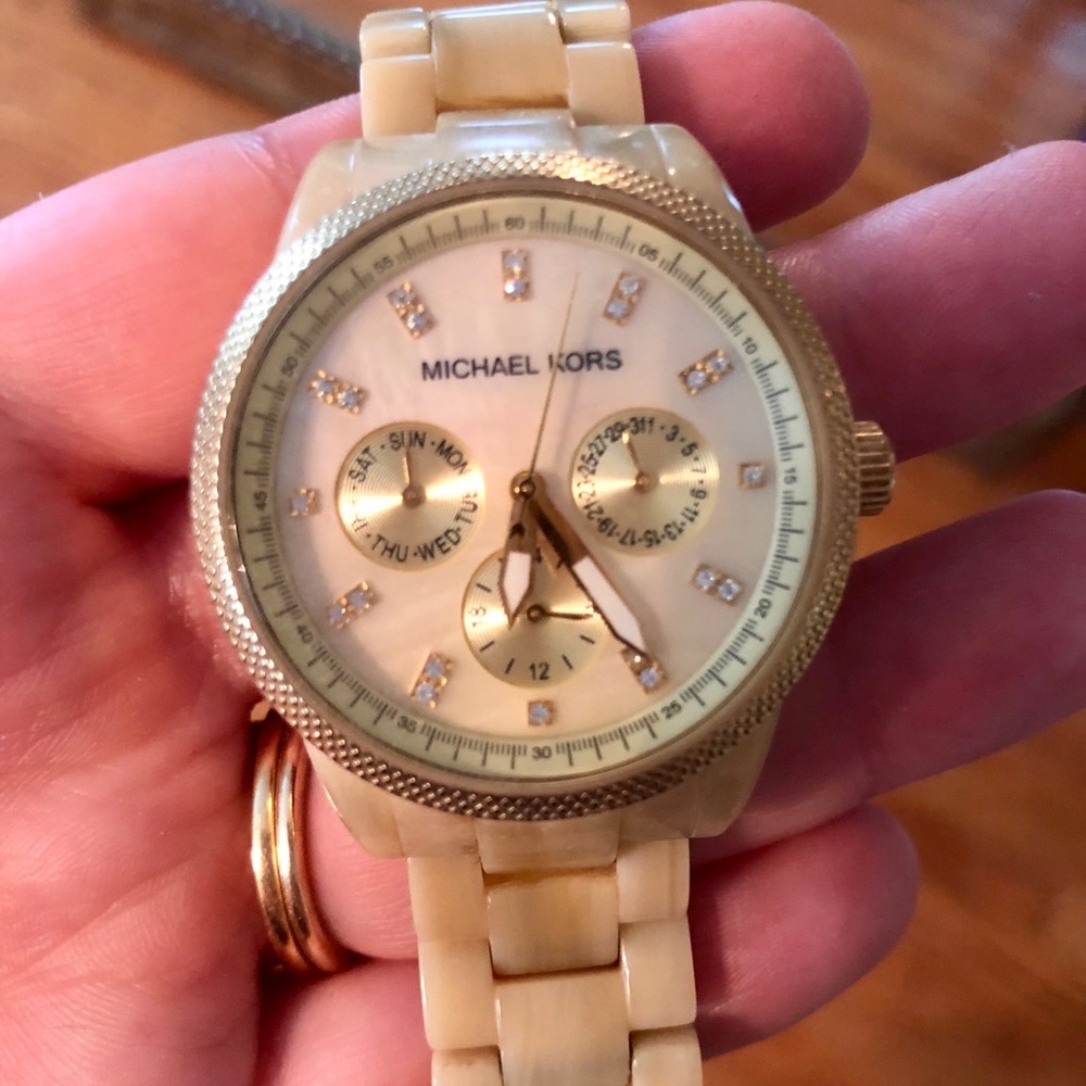 Michael Kors Tortoise Shell Watch